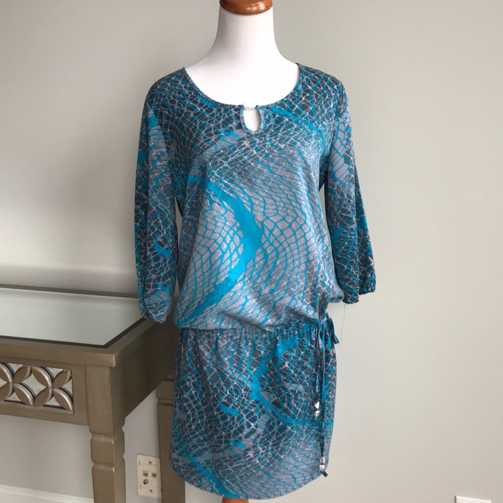 Dress with drawstring waist sz S